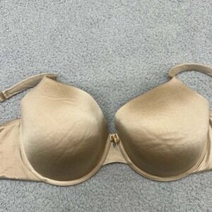 Cacique Bra 44DD T-Shirt Bra Lightly Lined T-Shirt Lane Bryant Key Hole